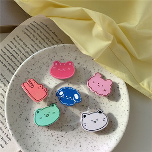 可爱迷你卡通小发夹童趣小兔子鳄鱼发卡边夹ins少女卡子儿童发饰