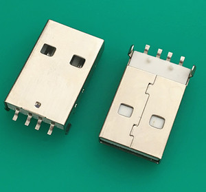 0接口 连接器 公头 smt元器件 usb2.0 u盘配件