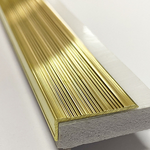 加厚7字l型铜条木地板门口收口楼梯防滑压条地毯直角包角铜条压条