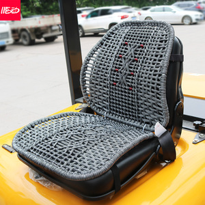 叉车汽车坐垫四季通用冰丝亚麻夏季凉垫货车座垫通风透气单片通风