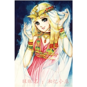 印花新款dmc纯棉十字绣套件卧室儿童房卡通人物油画 尼罗河女儿1