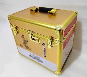 飞天木制锦盒铝合金密码箱木箱生肖白酒类包装盒周转箱空箱礼品盒