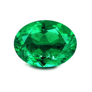 再生培育祖母绿人工合成绿宝石椭圆形蛋形哥伦比亚木佐色戒指定制