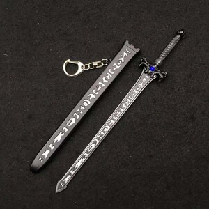 21cm仙剑奇侠传龙阳魔剑模型合金钥匙扣挂件挂饰摆件摆饰玩具