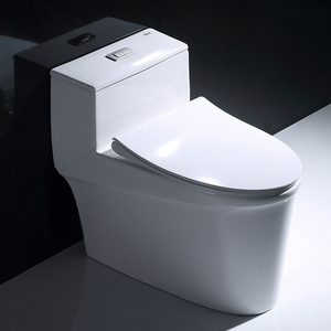 乐家卫浴坐便器马桶家用防臭超漩式 卫生间陶瓷连体式座便器座厕