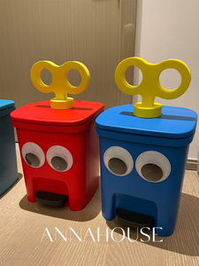 马里奥垃圾桶家用客厅大号大容量创意可爱卡通高颜值儿童房卫生间