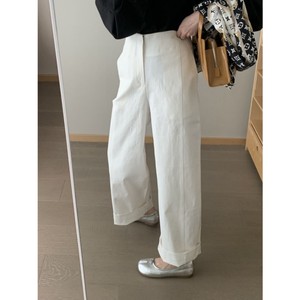 白色裤子直筒裤阔腿裤女夏季休闲裤慵懒松弛感小个子九分裤西装裤