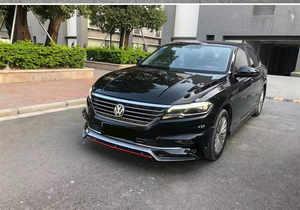 新品18-21款大众新朗逸plus前唇前铲朗逸改装小包围后唇侧裙装饰