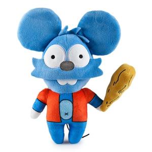 [msx]现货 kidrobot正版授权辛普森恐怖书屋毛绒公仔 老鼠 itchy