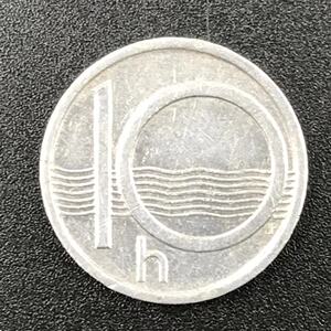 泉知天下现货捷克共和国10赫勒流通硬币 1枚散装 年份随机