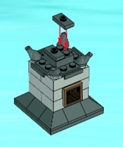 乐高 60026 杀肉 净场景 底座 城市系列 不含雕像人仔 带贴说