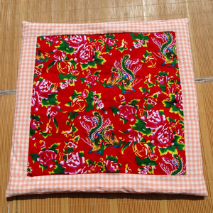 老奶奶手工活淘宝东北大花被子老式春秋冬棉被复古传统棉花被褥怀旧