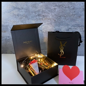 专柜ysl纸袋香水盒口红盒原装正品包装礼盒ysl圣罗兰气垫盒