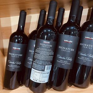 美国进口kirkland哥伦比亚山谷干红葡萄酒750ml开市客costco山姆