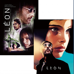 这个杀手不太冷 牛皮纸海报墙纸 莱恩 法国电影装饰画 室内照片图