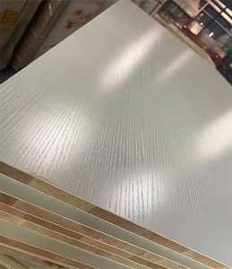 【暖白小浮雕】马六甲板材17mm装修衣柜板橱柜板酒柜板免漆生态板