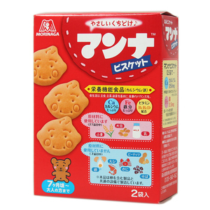 日本儿童零食品/进口宝宝饼干 森永蒙娜营养机能婴儿饼干86g