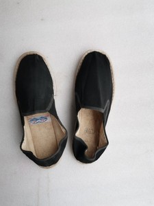老库存白塑料底布鞋松紧口帆布面22-23-24上海双鸥牌长征鞋厂产