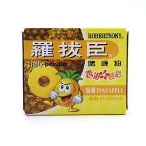 香港进口罗拔臣啫喱粉果冻粉布丁粉吉利丁粉80g波罗味