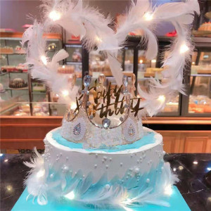 江苏扬州市广陵区邗江区江都区皇冠女神仙女网红生日蛋糕同城配送