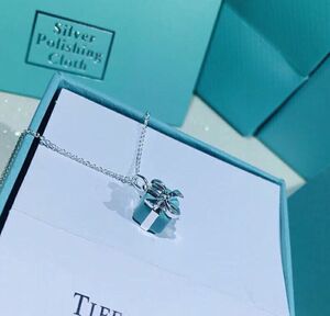 代购tiffany蒂芙尼925银饰蓝色珐琅官网礼盒吊坠项链女情人节礼物