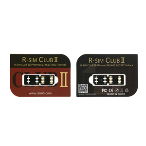R-SIM CLUB2 v6  iphone15 14 QPE美版苹果手机卡贴 自动解三网5G