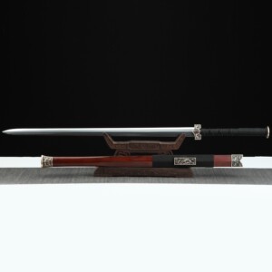 同款货源至尊动漫淘宝古代春秋战国名将李牧剑镇岳宝剑金属模型