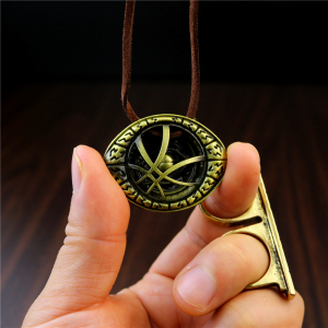 复仇者联盟奇异博士悬戒饰品无限时间宝石项链钥匙扣创意礼品挂件