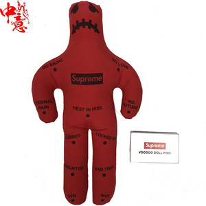 中意supreme 19fw voodoo doll 扎针小人 巫毒娃娃 诅咒人偶