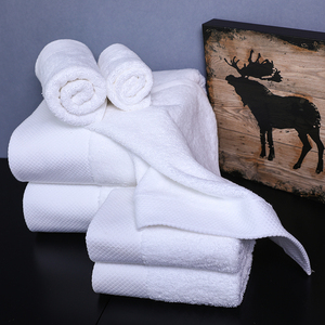 五星级酒店浴巾加厚吸水宾馆家用白色毛巾纯棉柔软美容院绣字logo
