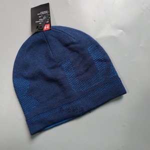安德玛 ua新款秋冬季保暖男运动小圆帽针织帽毛线帽1318514
