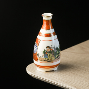 日本九谷烧酒壶