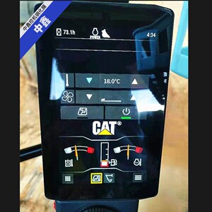 卡特挖机新款液晶显示屏钢化膜耐磨防刮挖机显示器膜320 336 349