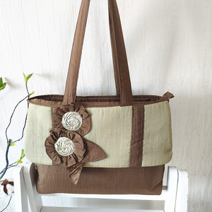 外贸福利款女士单肩包手工艺品布包轻便老年包手工布艺小包可水洗