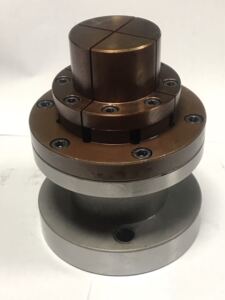 数控车床机床精密内撑内涨夹具 弹簧钢四爪内涨 数前推式内涨夹头