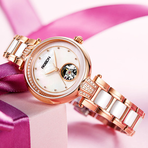 00qianlongxuefu888淘宝劳士顿正品女士手表女十大名牌女款镂空钢表