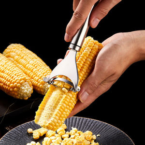 家用玉米粒手动小脱粒不锈钢多功能剥玉米神器 刨玉米工具刮粒器