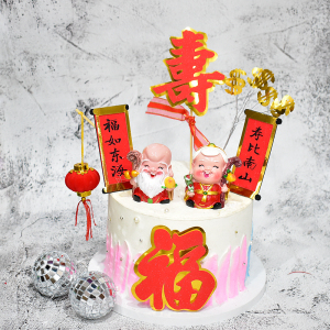 老人公仔摆件
