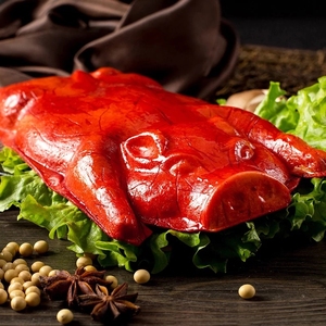 素香缘佛家餐厅摆盘家用方便斋菜 纯素食烤乳猪大豆蛋白仿荤素猪