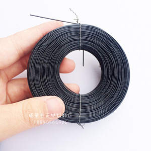 直径0.6mm黑色7股包胶线线、铅封线、不锈钢丝绳、金属丝线