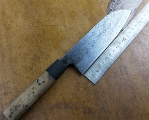 日本进口二手菜刀 菜切 手打安来钢 切片刀切肉厨房多用料理工具