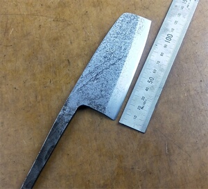 日本进口二手菜刀 菜切名家作竹刀蔑刀料理刀 户外露营多用小工具