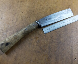 日本进口原装二手柴刀名家特制采伐刀 户外露营多用伐木工具 手斧