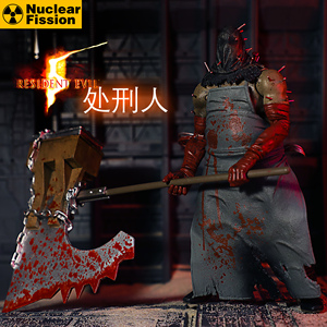 【裂变模玩】生化危机5 屠夫 丧尸 neca 可动人偶手办玩具