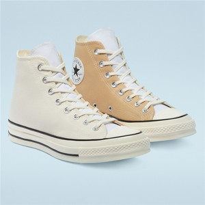 匡威帆布鞋女高帮双色