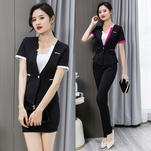 服装女遮肚大码夜场上班衣服工衣连衣裙性感桑拿足浴技师小黑30人付款