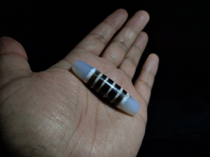 古董珠 藏传古珠 线珠 朱砂点天珠 西藏 藏区老珠子 传世精品