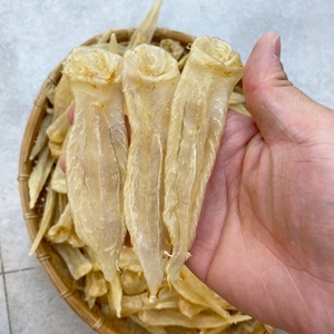 500g本港白花胶溪袄白莲白奈鱼胶干货 月子产后滋补食品45头