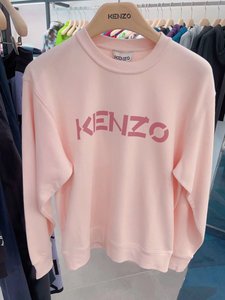 奥莱4折后蝴蝶控日本代购 kenzo 女款圆领卫衣KK