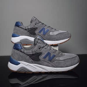 新百伦动感女鞋熊猫鞋nb580运动鞋999休闲鞋ins潮透气高帮帆布鞋